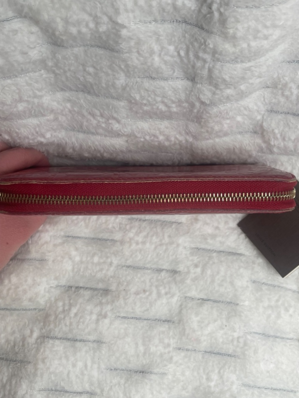 Louis Vuitton Zippy Wallet Monogram Vernis Red | Authentic LV Patent Leather Wal - Picture 11 of 16